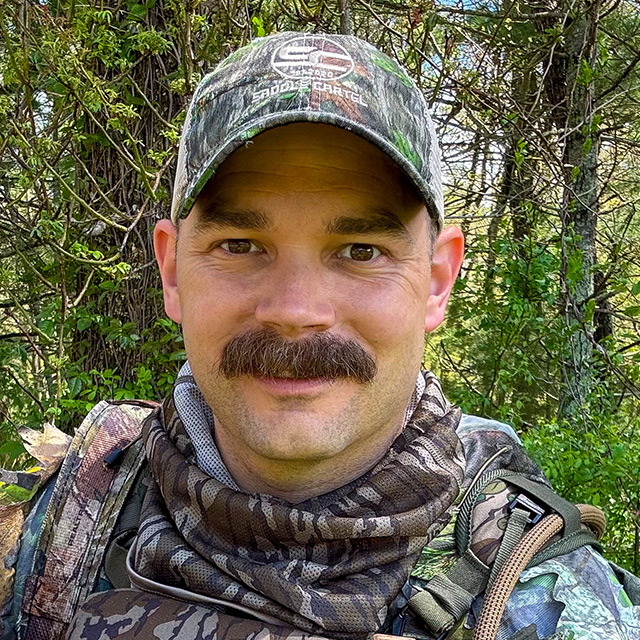 Jesse Nye elite staff member and experienced turkey hunter with Pittman Game Calls