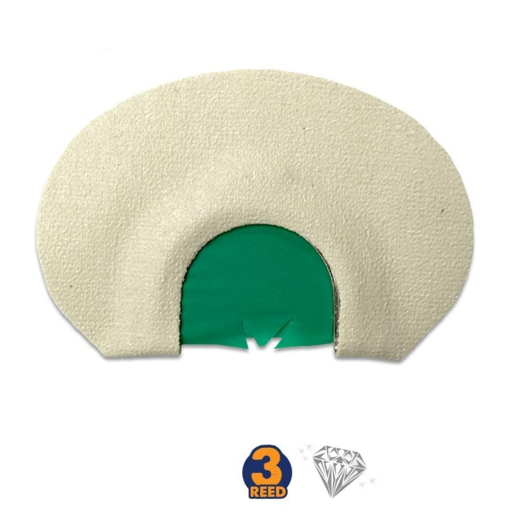 Preston’s White Diamond three-reed diaphragm turkey call by Pittman Game Calls