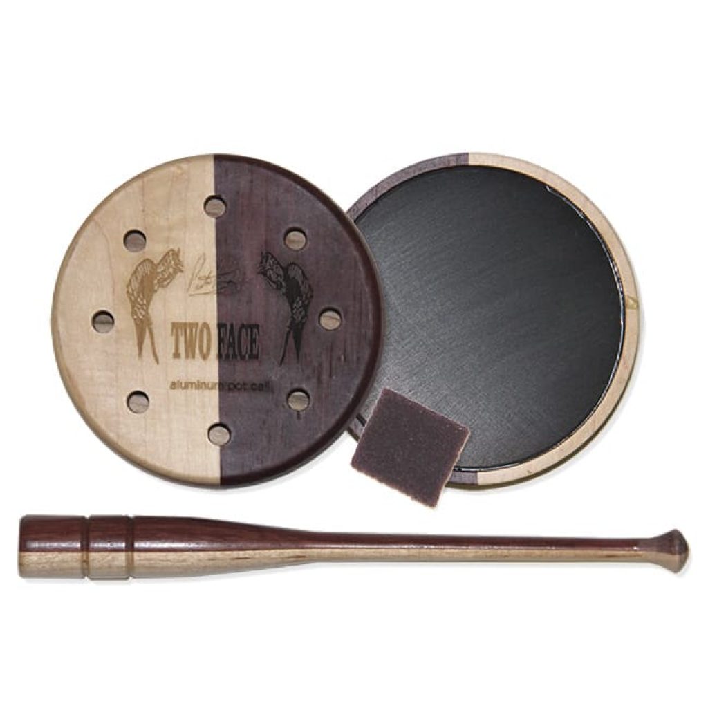 Preston’s Two Face Aluminum turkey pot call by Pittman Game Calls